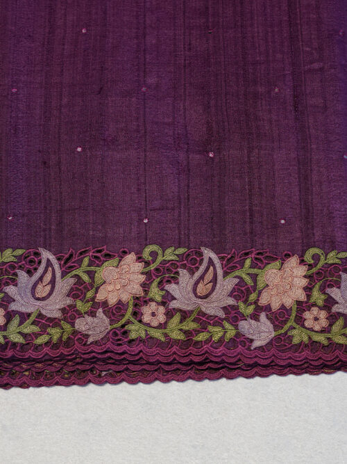 TUSSAR CUT WORK SAREE - Image 2