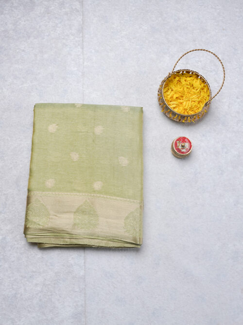 TISSUE LINEN SILK SAREES