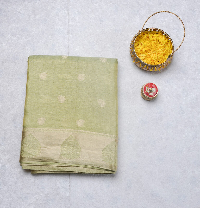 TISSUE LINEN SILK SAREES