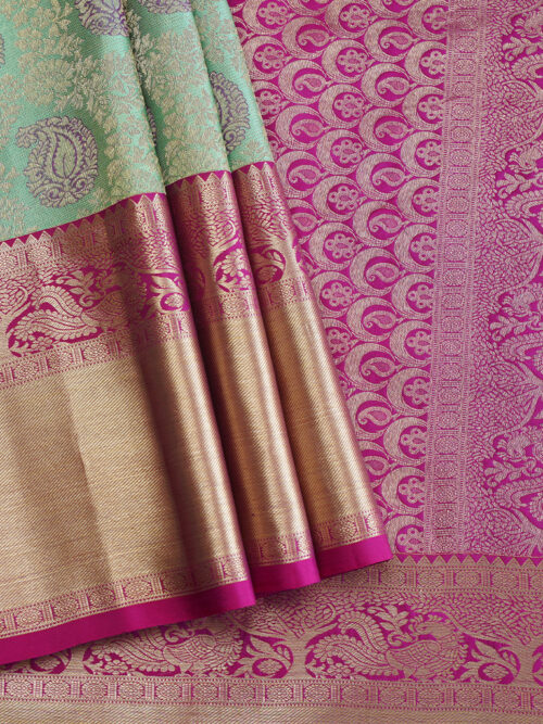 HANDLOOM KANJEEVARAM BRIDAL SILK SAREE