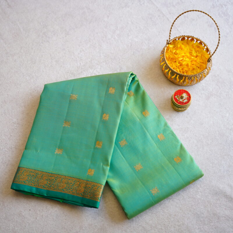 HANDLOOM KANJEEVARAM SMALL BORDER SAREE