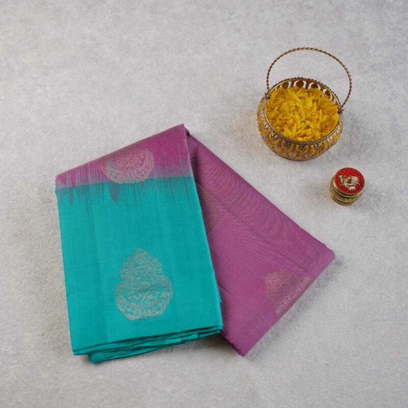 HANDLOOM KANJEEVARAM BY ZARI COLOUR SAREE